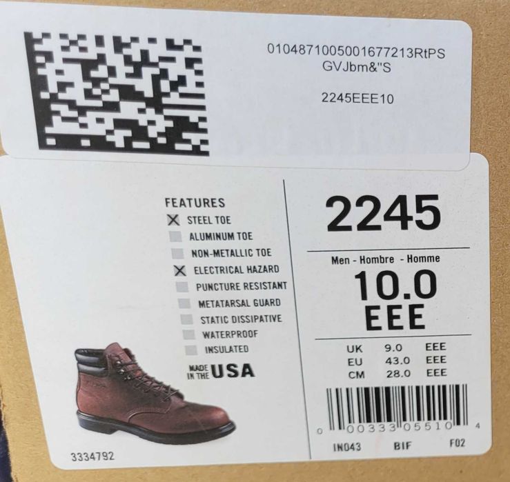 Ботинки летние Red Wing 2245 р.43