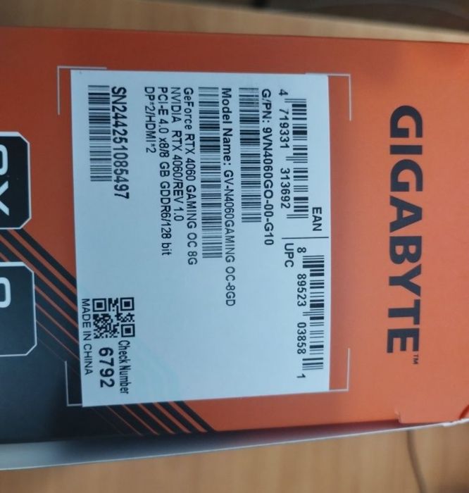 Видеокарта RTX 4060