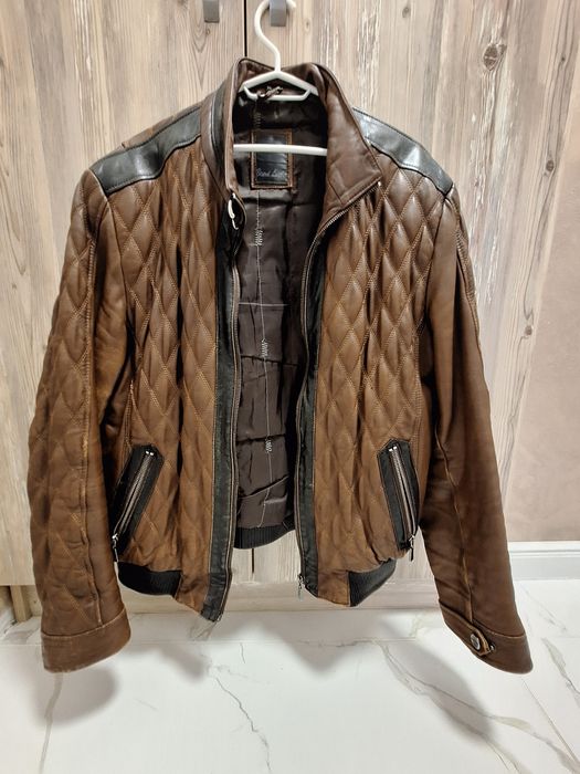 Мъжко яке от естествена кожа