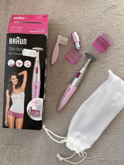 Дамска машинка за подстригване/интимен тример Braun