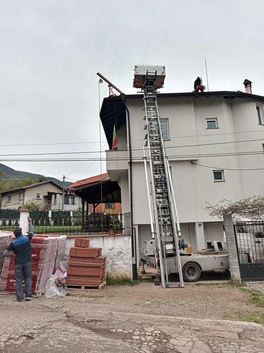 Строителен асансьор под наем/Авто вишка/Мебелен лифт/Хаспел/Стълба