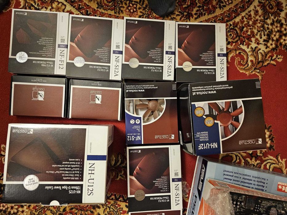 Noctua CPU cooler si Noctua ventilatoare de 120 si de 140