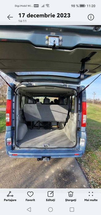 Închiriez Renault Trafic 8 +1,intern și extern, cu sau fără șofer