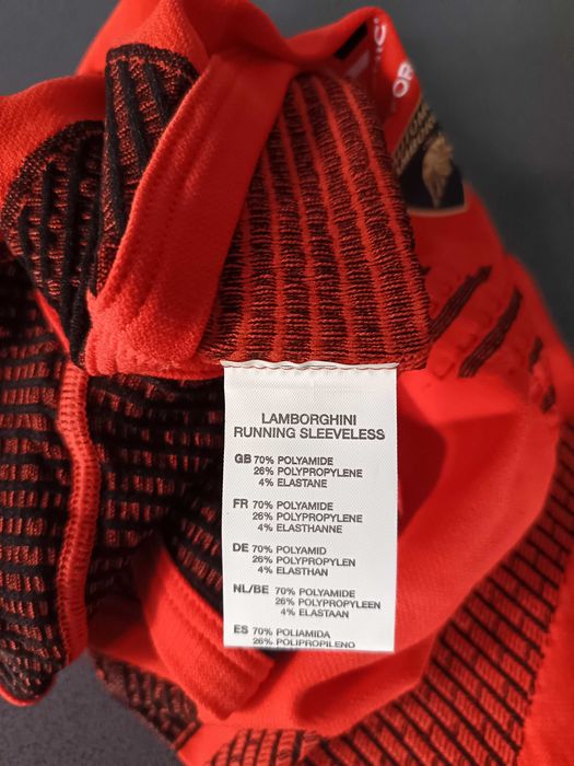 X-Bionic for Automobili Lamborghini tricou fara maneci -marimea L