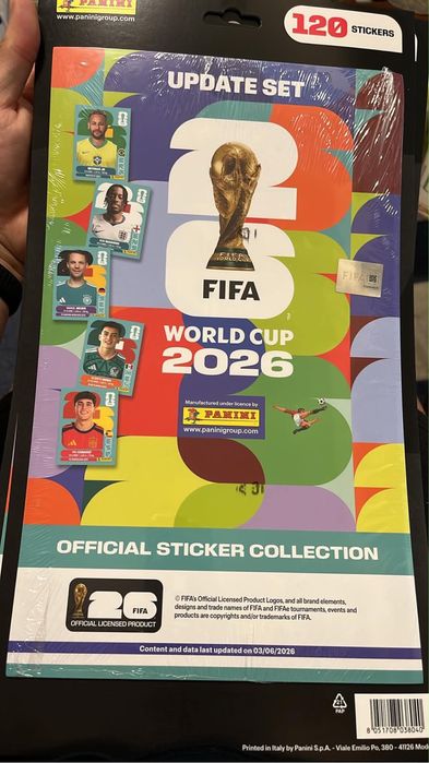 Update set panini стикери