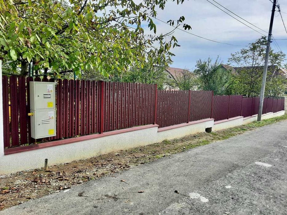 Garduri și porti stil jaluzea, sipca metalica, tablă cutata