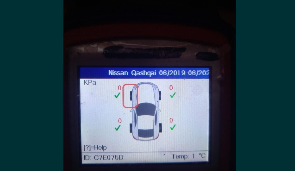 senzori presiune aer roti Nissan Qashqai j10, j11, X-trail,  juke