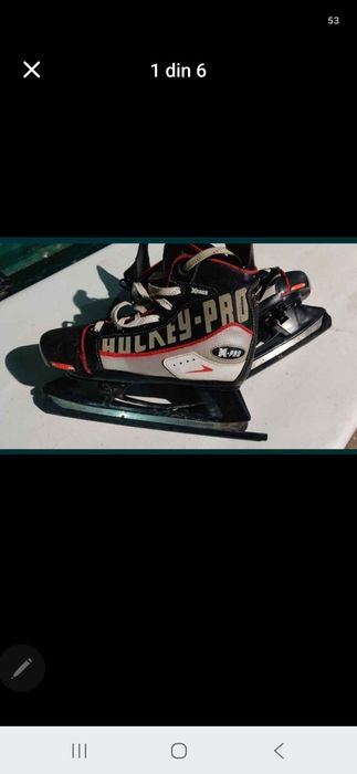 Patine gheata Hokey‑Pro marimea 36‑38 stare foarte buna