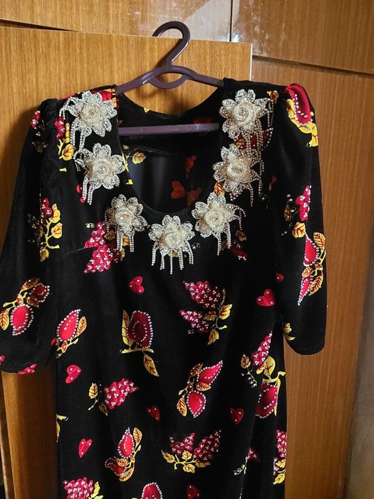 Шикарное платье со штанами