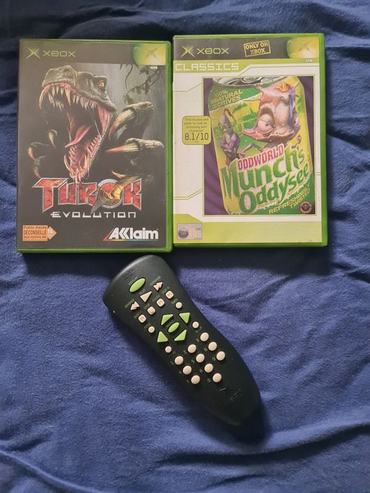 Xbox classic- 2 игри+дистанционно