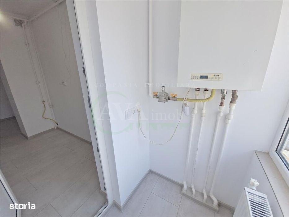 Garsoniera confort 1, etaj 2, cu centrala, nemobilata, zona Mioritei