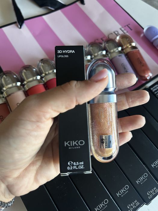 Промо! Kiko Milano италиански гланцове за устни с 3D ефект 6,9,13,18..