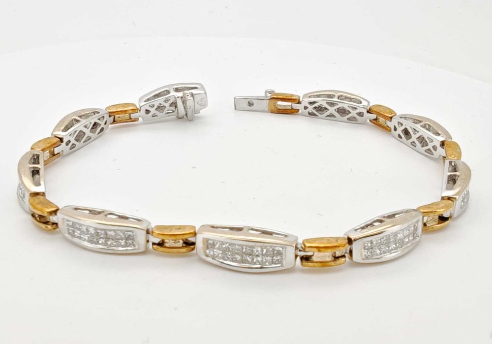 Bratara i aur 14k cu diamante 2ct