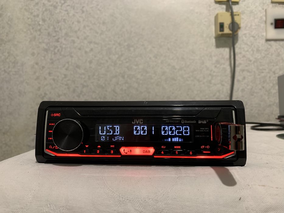 Авто радио JVC Bluetooth