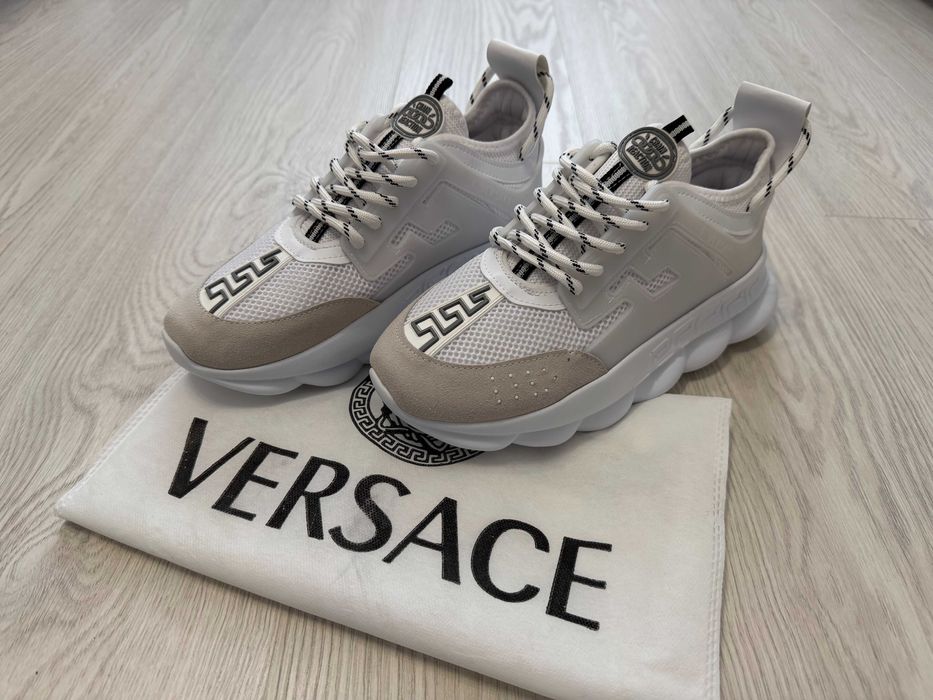 Adidasi VERSACE Chain Reaction l Produs NOU