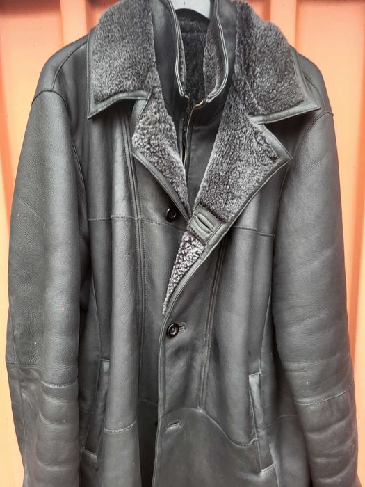 Cojoc de piele cu blană in interior