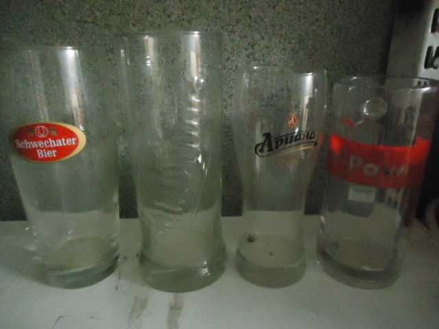 чаши за бира, уиски,водка,шампанско 2 лв.