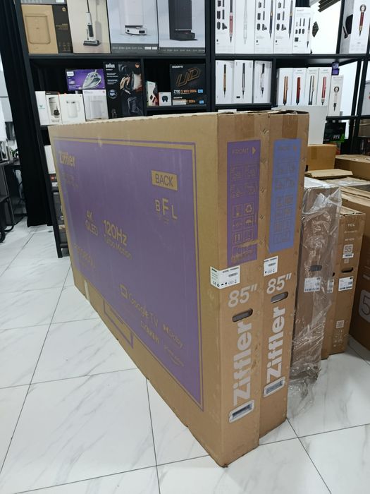 Телевизор Ziffler 100" Q800U QLED 4K 120/144Hz Google TV — Новый