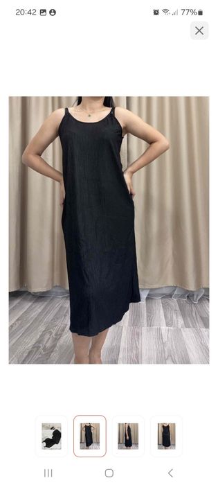 Платье чёрное, 46 р. Новое.