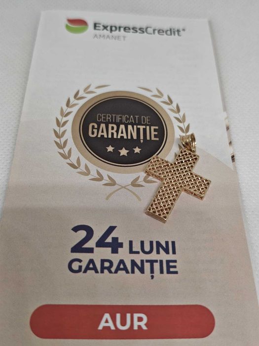 Medalion din aur de 14K (Ag43 Falticeni B4033.12) - 24 luni garantie!