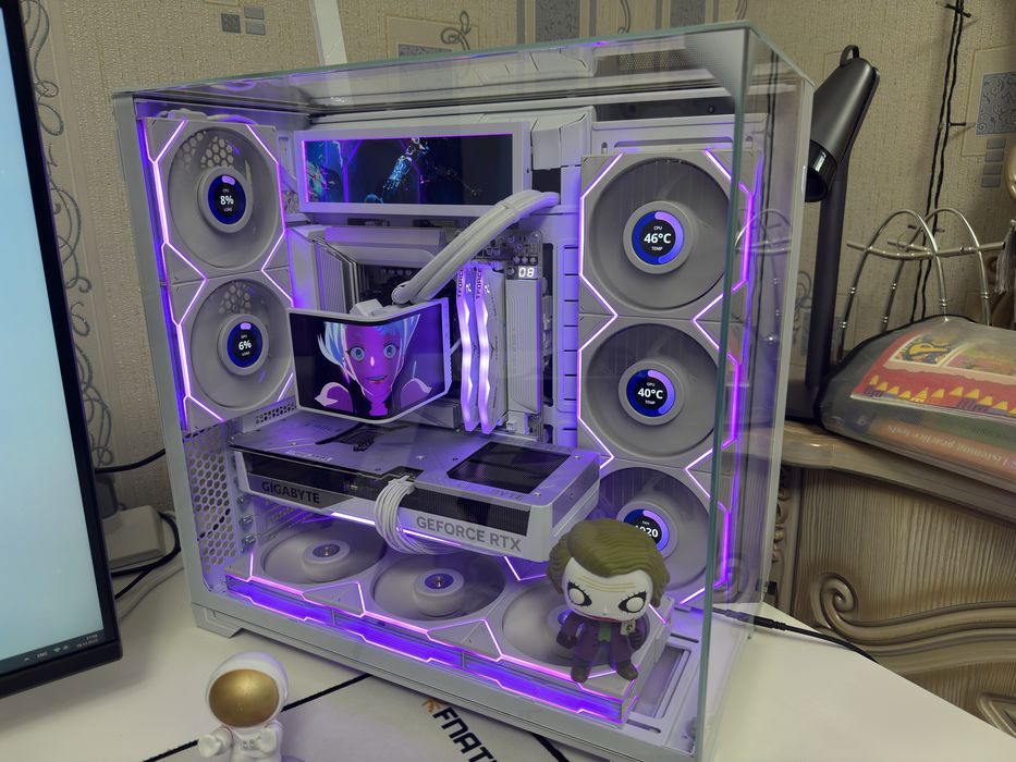 Самый красивый пк в Lian Li 7 7800x3d / rtx 5070TI / 64GB ОЗУ