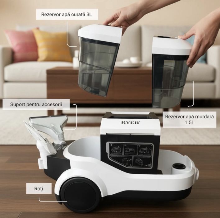 Aspirator cu spalare Injectie-Extractie RYER