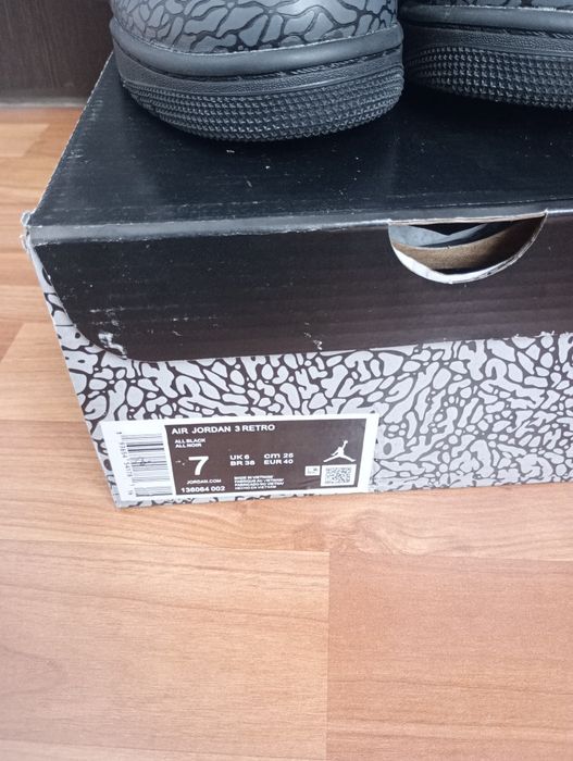 Jordan 3 Black Cat