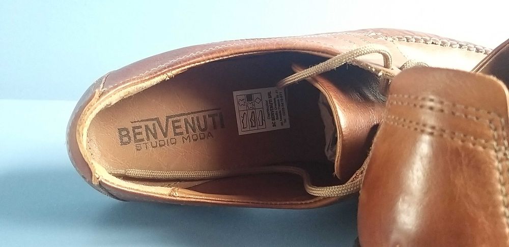 Pantofi de piele de vara Benvenuti