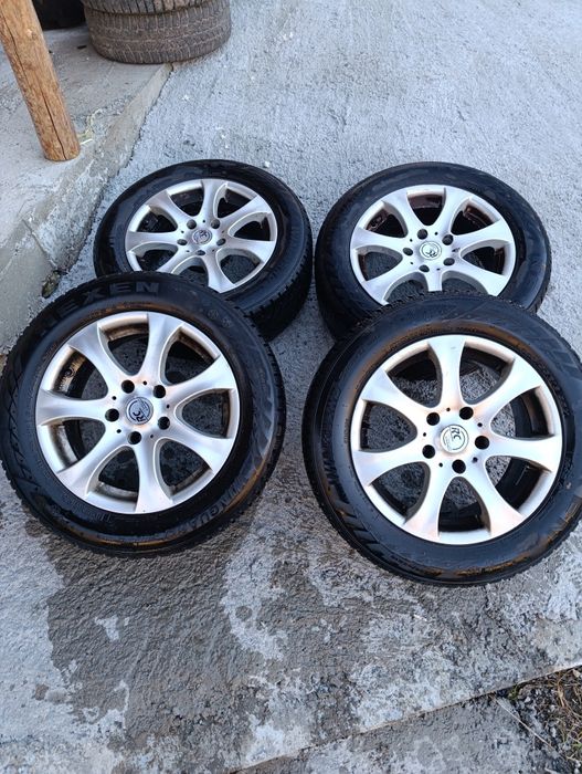Джанти с зимни гуми за BMW 5x120