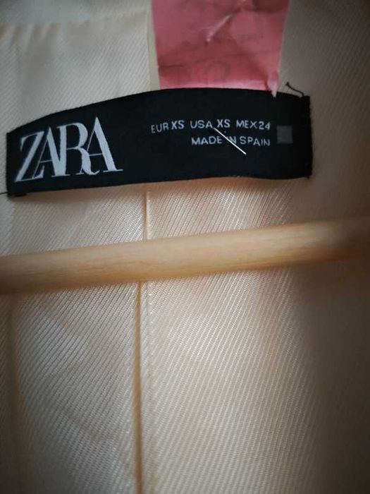 Sacou Din in Zara XS bej/ecru