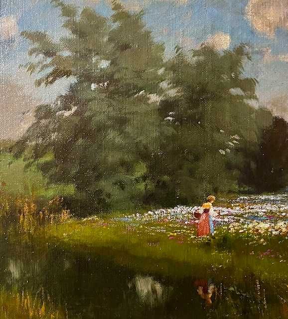 Tablou VECHI, MARE 100x70cm+R, AUTENTIC Tordai Székely (1890-1940) u/p