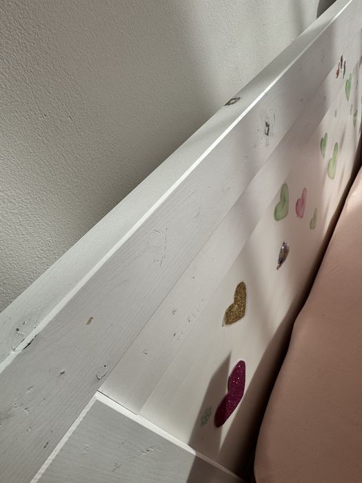 Кровать Икея с матрацем 2шт белый