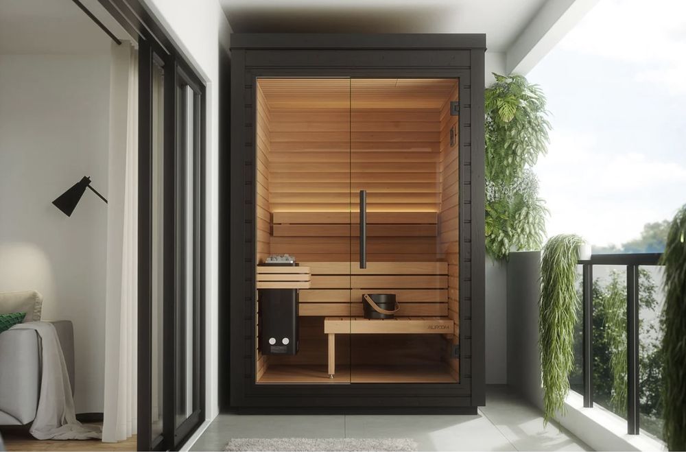 Sauna exterior interior