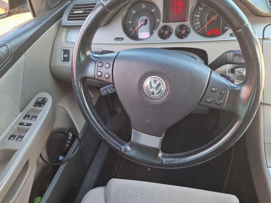 Volan VW Passat b6 Golf piele padele