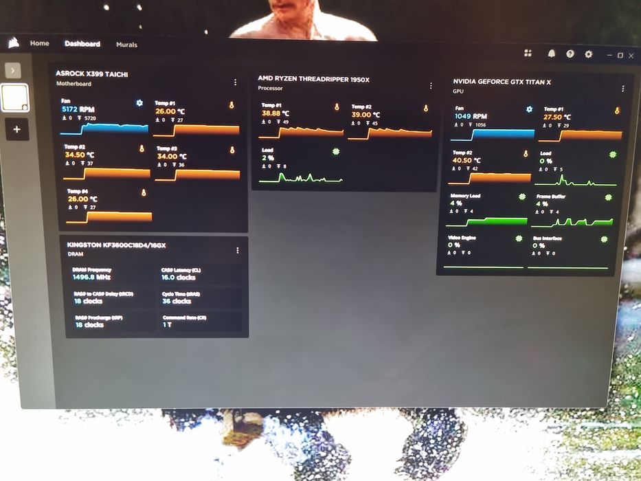 PC gaming AMD Threadripper GTX Titan X 48gb ram