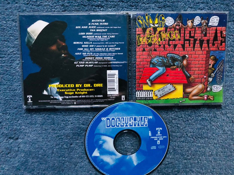 Snoop Dogg Doggystyle CD 1st presa 1993 rap hip hop Dr Dre Dogg Pound