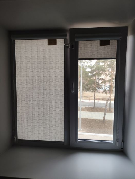 Жалюзи плиссе, ролл шторы.