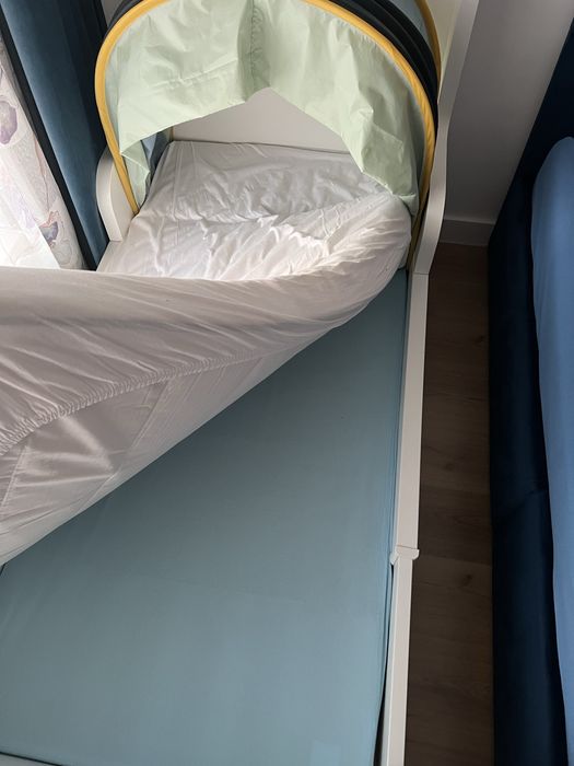 Vand pat extensibil Busunge + saltea VIMSIG + saltea PLUTTEN