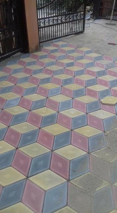 Pavaje Pavele Dale beton - Model placi 45x45 cu 20x20