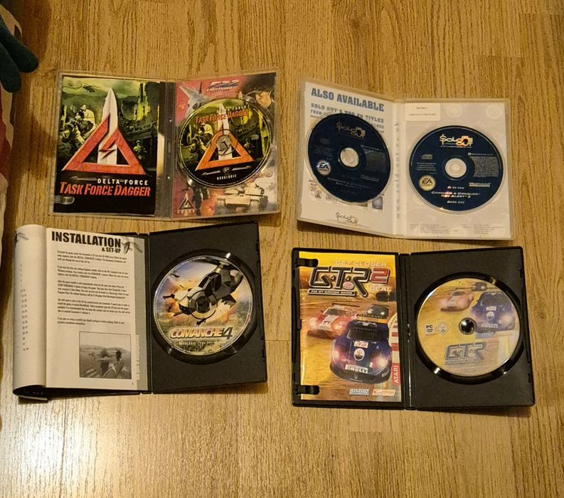 Jocuri Retro Colectie PC Comanche, Delta Force, GTR, Red Alert