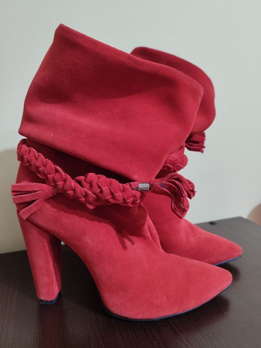 Botine piele naturală întoarsă Nr.40