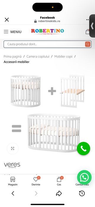 Pătuți bebelusi 9în1