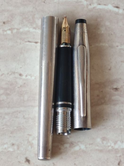 Stilou Argint Masiv Cross Classic Century, Peniță Aur 14K – Cutie Originala