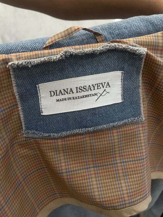 Пальто джинсовое