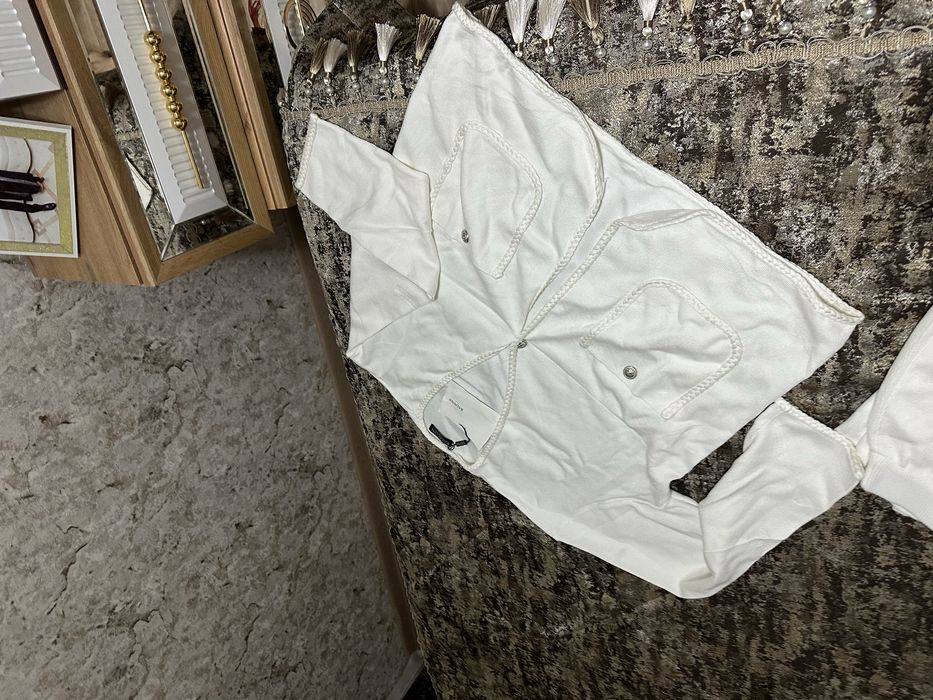 Костюм белый теплый