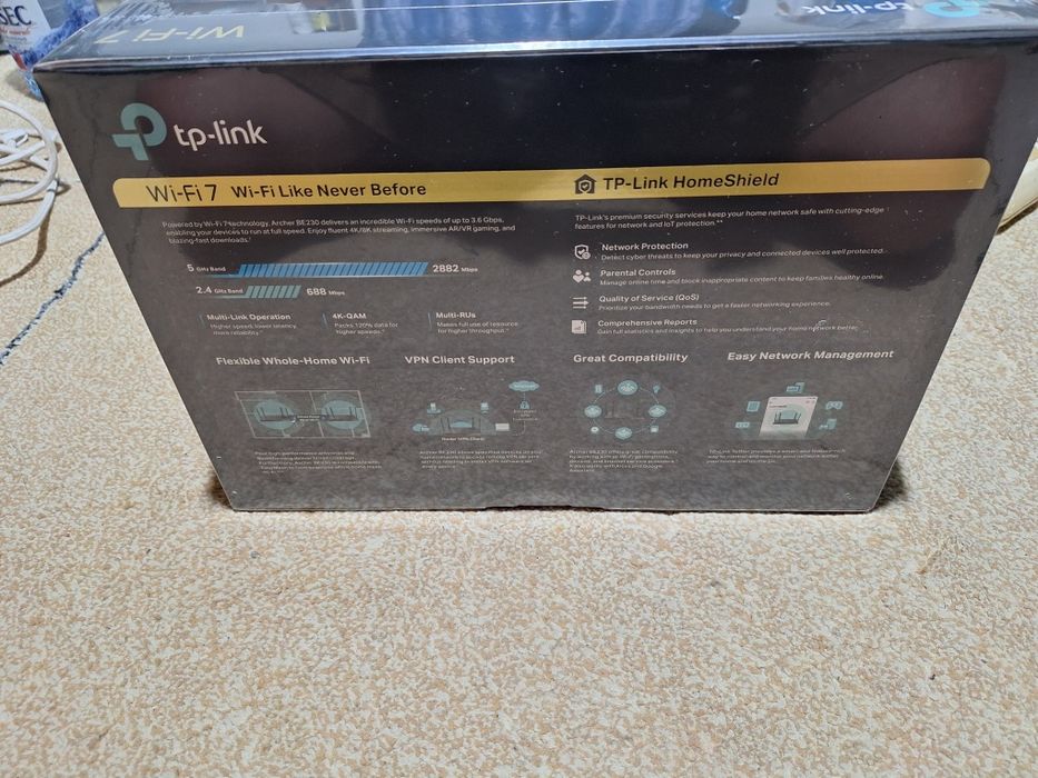 Titlu anunț: Router Wi-Fi 7 TP-Link Archer BE230 (BE3600) – Nou, Sigilat