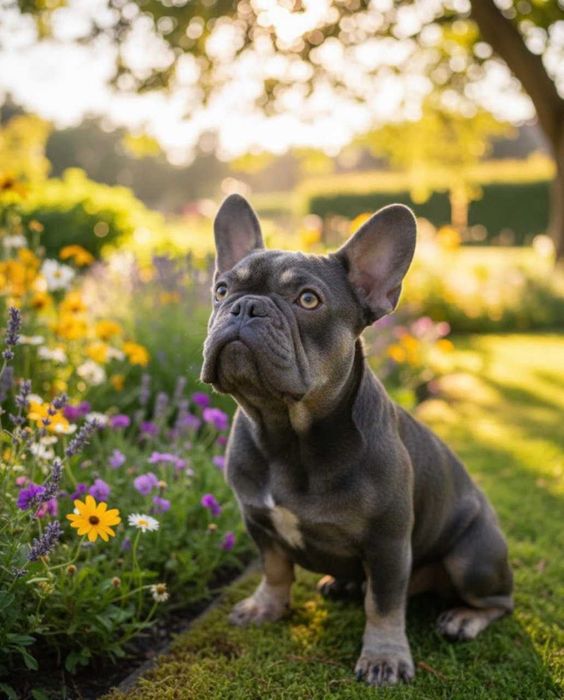 французский бульдог