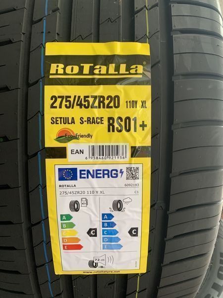 Нови летни гуми ROTALLA SETULA S-RACE RS01+ 275/45R20 110Y XL БОРД 2754520