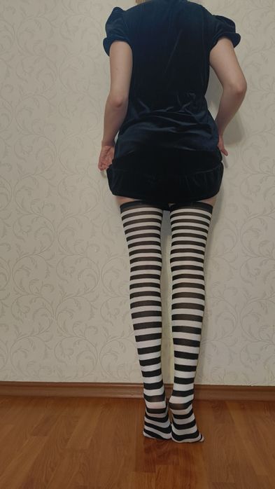 Полосатые чулочки женские