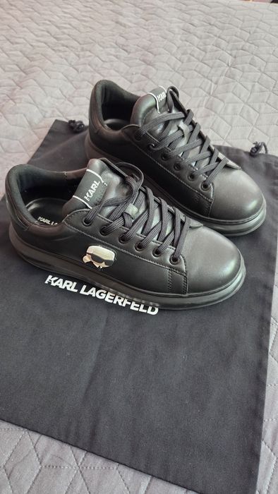 Мъжки черни сникърси Karl Lagerfeld